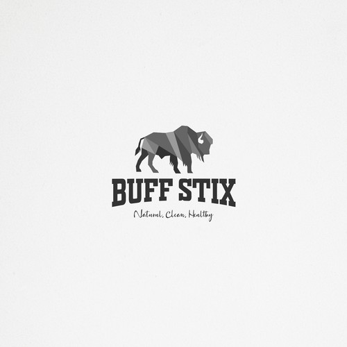 Buff Stix...Lean, Delicious, Buffalo Strong. Design by knight brands™