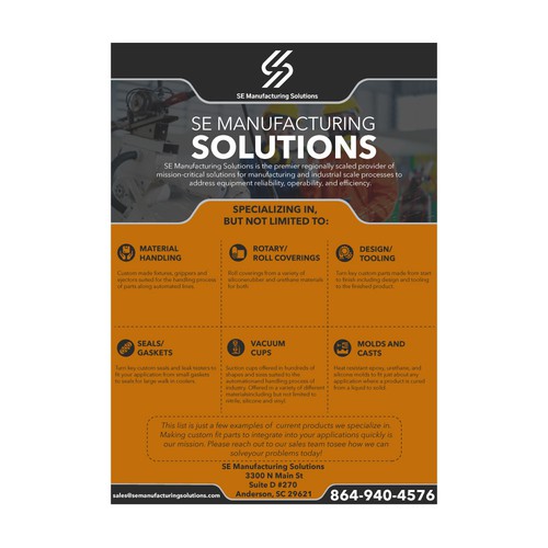 Clean single page line card for potential customers Design by Gorbachev