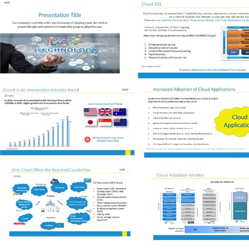 PowerPoint template contest entry by vwfh