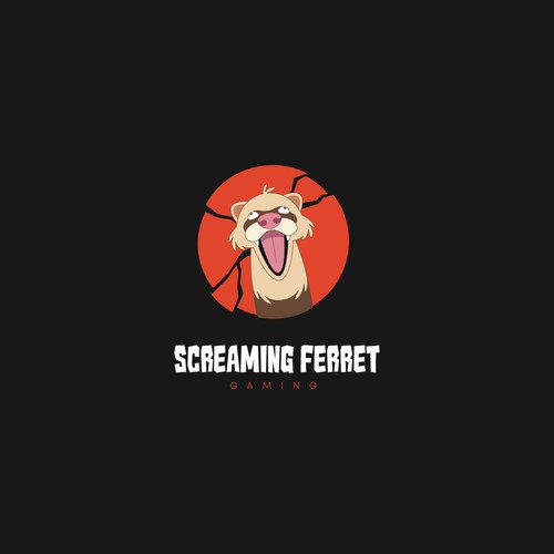 Diseño de SCREAMING FERRET GAMING de Voinch Visuals