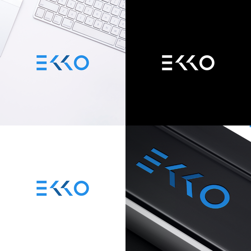 SIMPLE LOGO - ekko Letters then dm after Design by oliveglobal