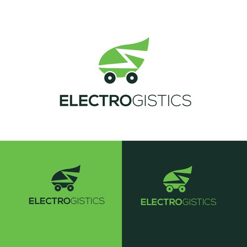 Design a logo for an eco-friendly electric logistics company Design by alediba