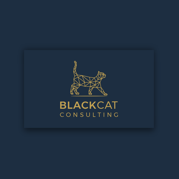 Cat Geometric Logo