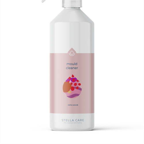 Product Label for a Cleaning Spray Design by Trixie78