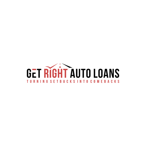 Get Right Auto Loans Logo Design by beelash