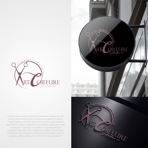 Images : logo de salon de coiffure