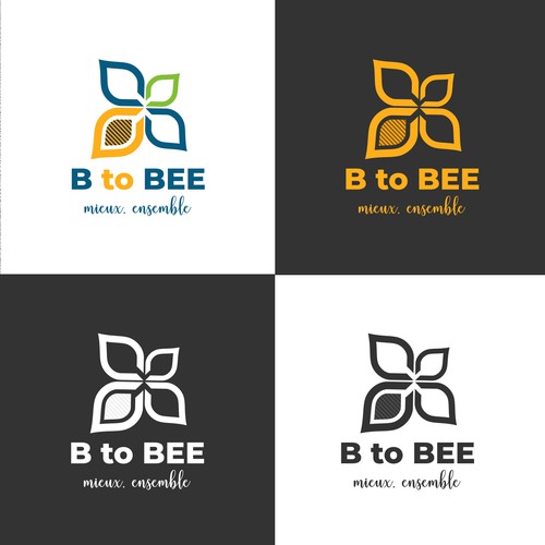 B to Bee - creative logo for a non profit connecting corporate and farmers Diseño de T2 Design