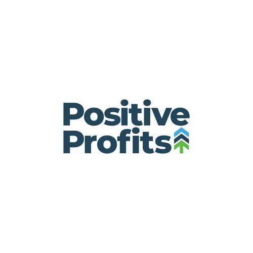 Positive Profits Logo Diseño de Black-Pepper