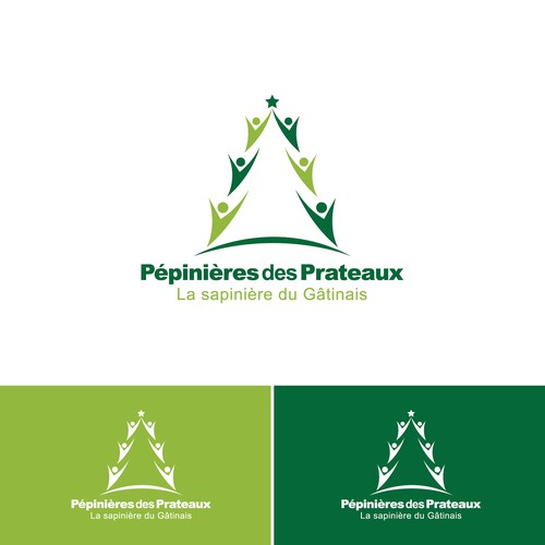 Design vincitore del contest "Choisir son Sapin de Noël avant qu'il soit coupé !"