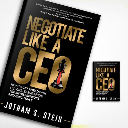 Book Cover for "Negotiate Like a CEO" Design by Aaniyah.ahmed