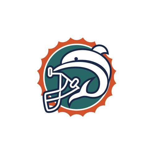 99designs community contest: Help the Miami Dolphins NFL team re-design its logo! Design réalisé par phong