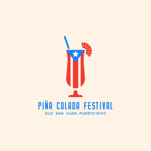 Piña Colada Festival Logo and Branding Package Design by Monsant