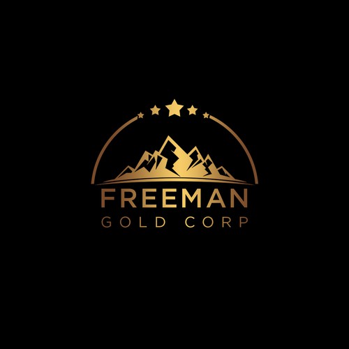 Gold Mining Company Logo Design by Umair Ansar