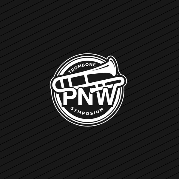 Design by A Iwan™ titled "PNW Trombone Symposium Logo"