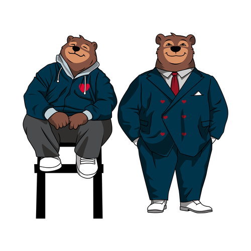 Yeah I know, another Bear design. But Let's make this one is special with Love. Réalisé par do'ane simbok