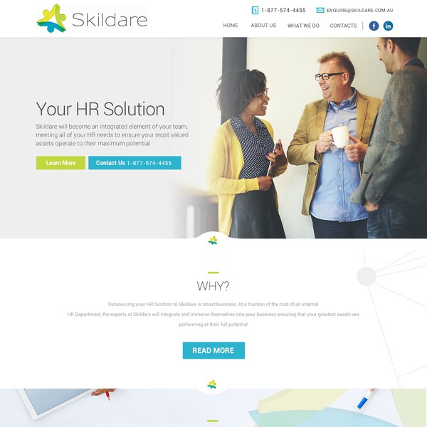 Clean, Minimal, Responsive Design