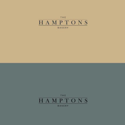 The Hamptons Bakery Logo Design by mahoni