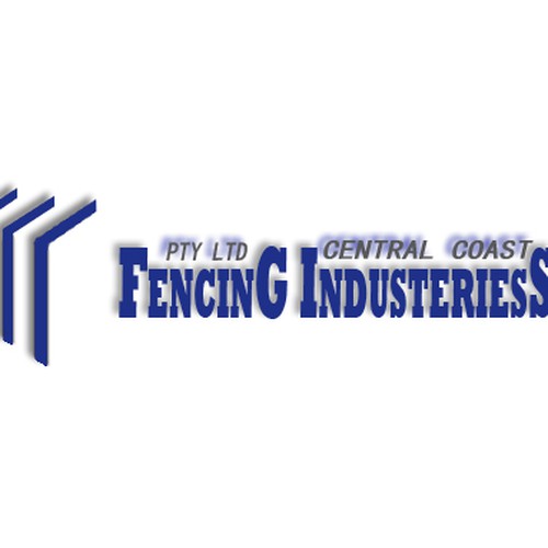 Create a solid brand logo for CC Fencing Industries Design by Mr.Ebo
