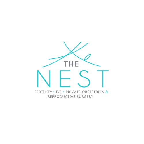 Design a funky logo (with a picture of a nest) for an Ob Gyn clinic to appeal to young women. Design por ALINAsINK