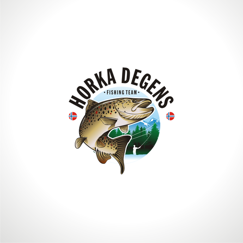 Designs | Make a logo for our Norwegian national fishing team (winner ...