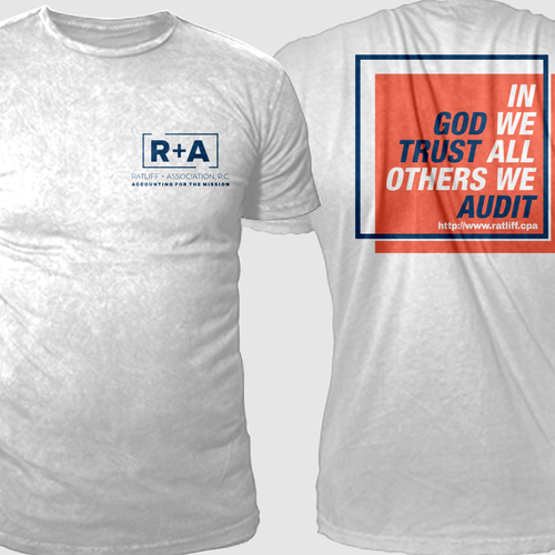 We need a t-shirt for a modern, accounting firm who Audits Non-Profits Design by RenzWa