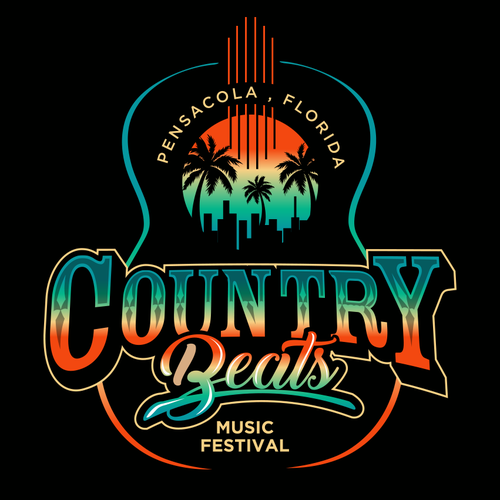 Iconic logo for iconic event for country music festivals in Florida Design by Jacob Gomes