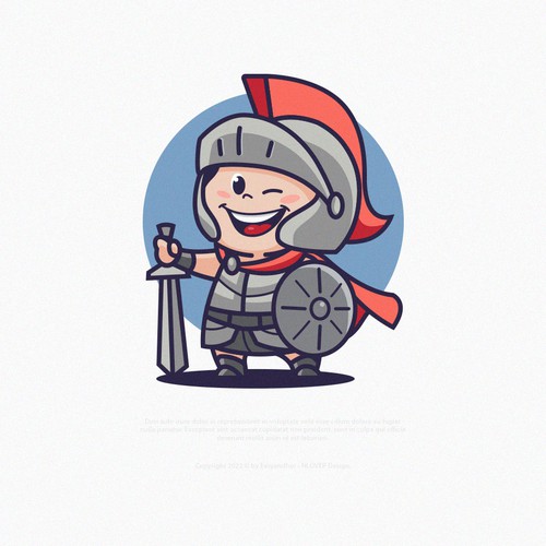 Warrior Mascot Design by NLOVEP-7472