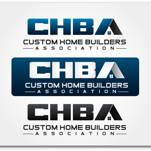 logo for Custom Home Builders Association (CHBA) Diseño de ncreations