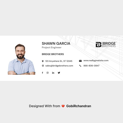Designs | Email Signature for Bridge Company | Other design contest
