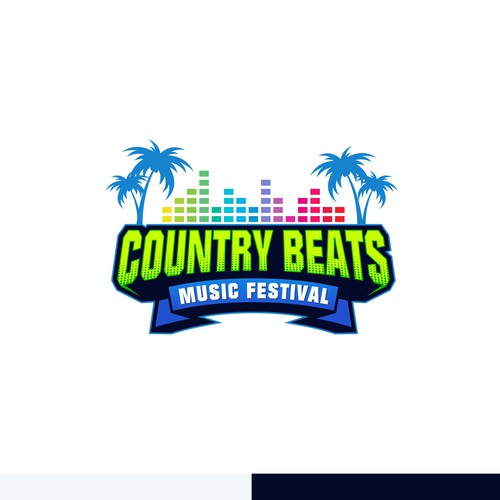 Iconic logo for iconic event for country music festivals in Florida Design by Orn DESIGN