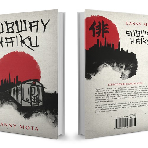 Create authentic Japanese brush-style book cover art for a cool HAIKU book Design by gcano