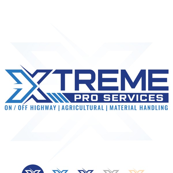 Logo for heavy duty equipment repair