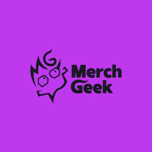 Merch Geek needs a new logo! Design by M. Hendra