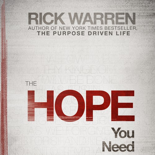 Design Rick Warren's New Book Cover Design by dmaust