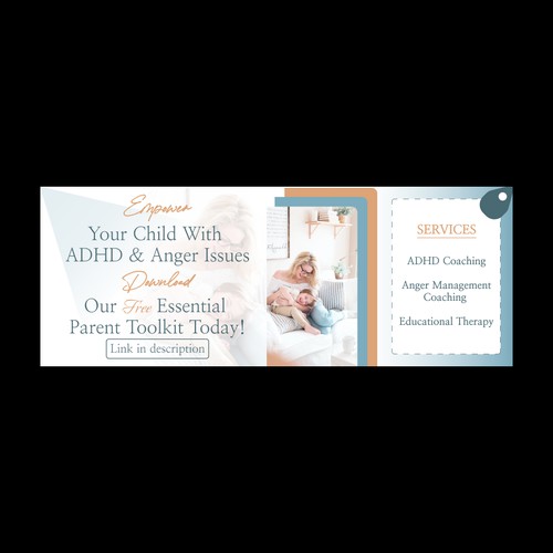 Design a FB cover for Empower Your Child With ADHD and Anger Issues:  Download Our Essential Parent Design by Humaun Kabir Design