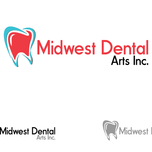 Create a logo for a cutting edge dental laboratory, Midwest Dental Arts, Inc. Design by BrandWell