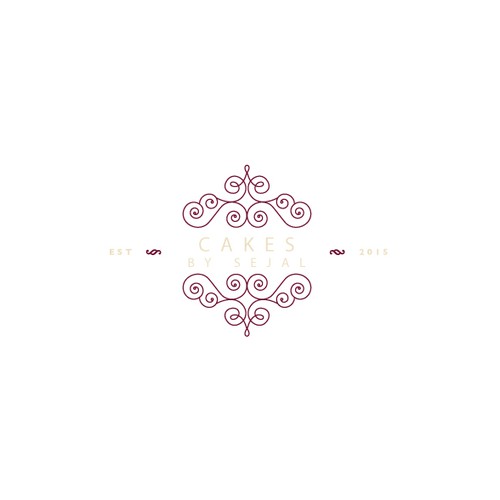 New logo for a young and inspiring luxury wedding cake company Design by wonderland office