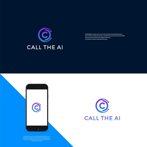 AI Communication Logo Design by MPRON