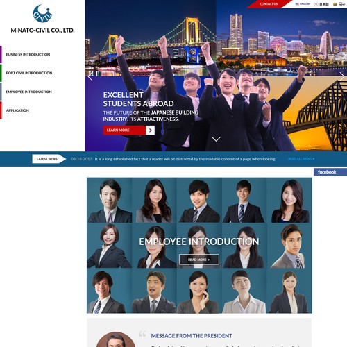 Diseño de página web propuesta en el concurso por Gccartz