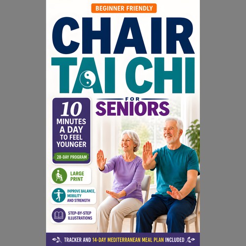"Chair Chi Tai Exercise Book to appeal to seniors. Trending on Amazon." winning T-shirt