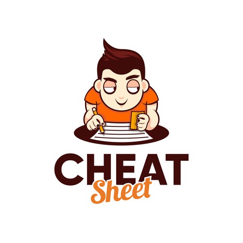 Unique descriptive combo mascot Logo that embodies the action of cheating on a test & shortcuts Design von DevDevit   ★ ★ ★ ★ ★