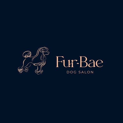 Design a logo/branding for Fur-Bae (slogan: Before Anything Else) luxury dog wellness/lifestyle biz Design by Lee Chatte