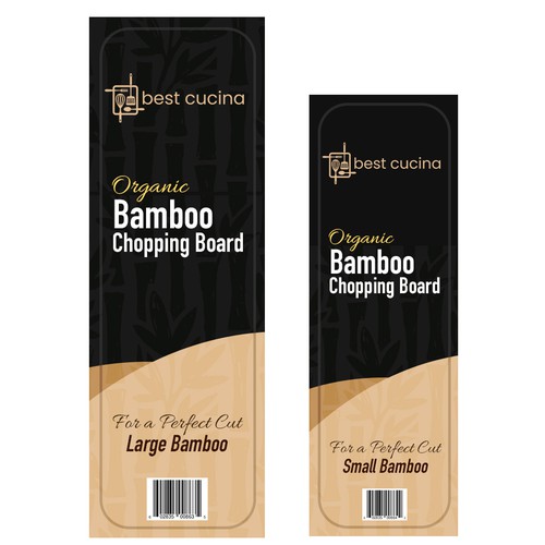 Bamboo Chopping Board Colour Card (2 Bamboo Chopping Board Models) Design by Titoquemac