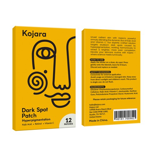 DARK SPOT PATCH PACKAGING Design by Rajith Shantha