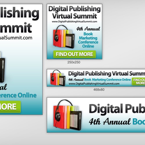 Create the next banner ad for Digital Publishing Virtual Summit Design by Richard Owen