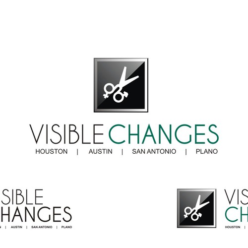 Create a new logo for Visible Changes Hair Salons Design por Colour Concepts