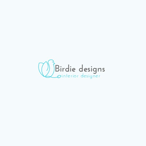 simple design logo to attract sophisticated clients for interior design and architecture Design by BerNadettke