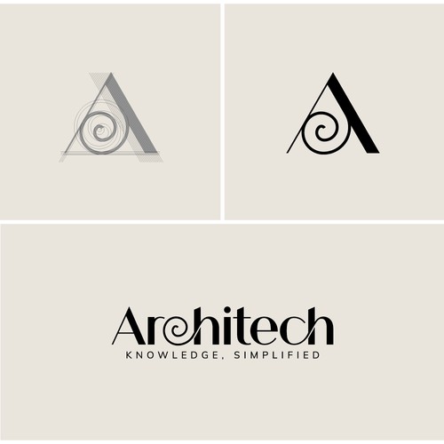 Brilliant logo required for knowledge oasis in an age of cognitive overload! Design by Giunise