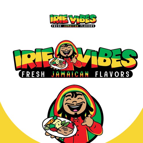 Need eye-catching bob marley cartoon mascot logo for new jamaican  restaurant in the bahamas | Logo design contest | 99designs