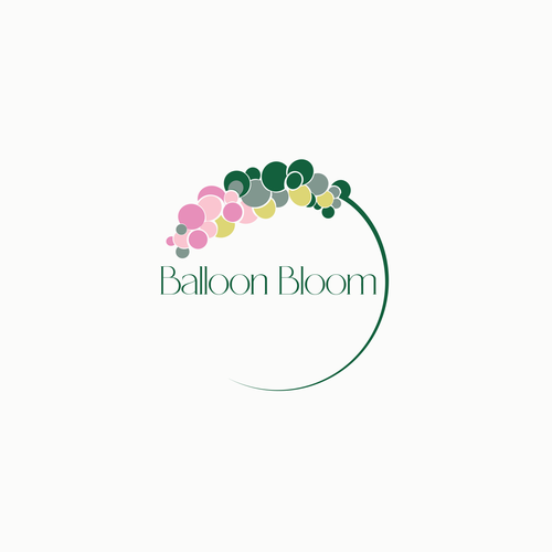 Balloon Bloom Logo Design by AnaGocheva